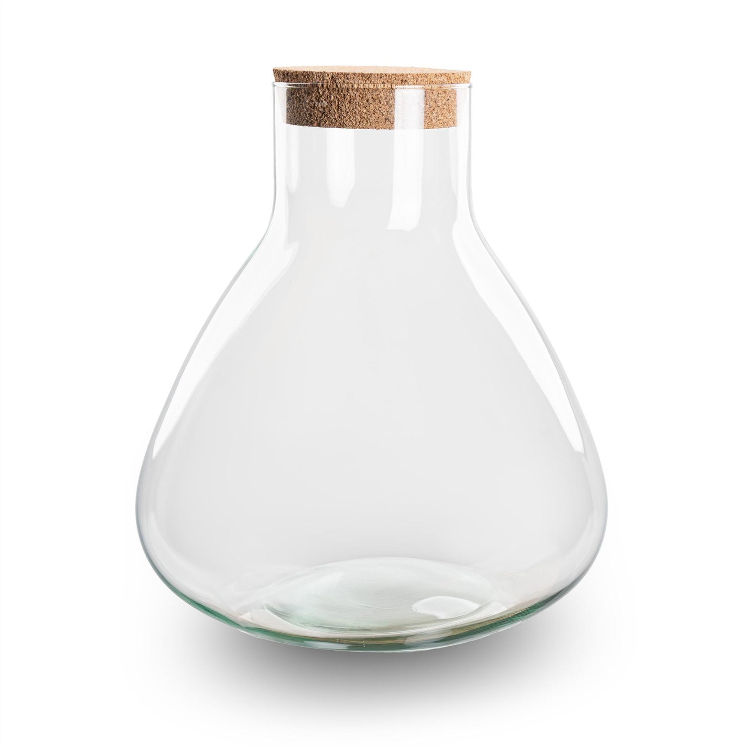 Terrarium fles met kurk - Sammie - Ø 22,5 cm ↑ 27 cm