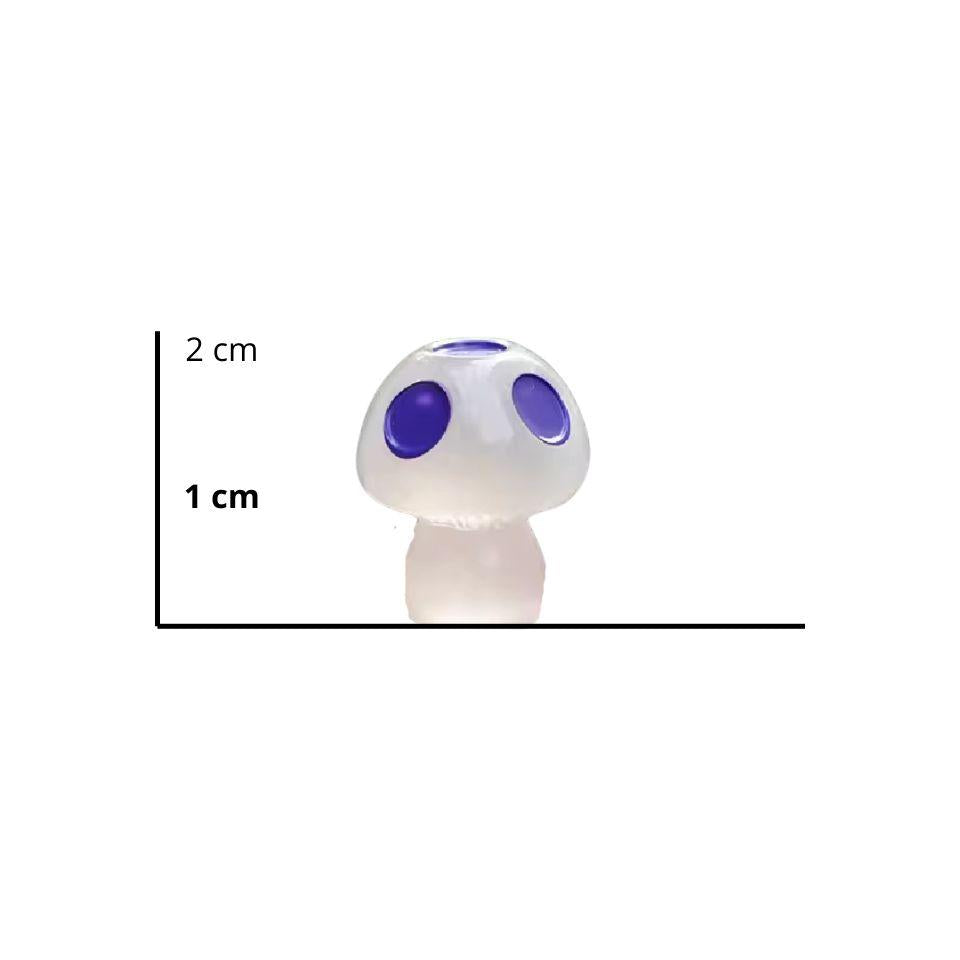 Glow in the dark - Mushrooms - Multi - ↑ 2 cm - 8 stuks