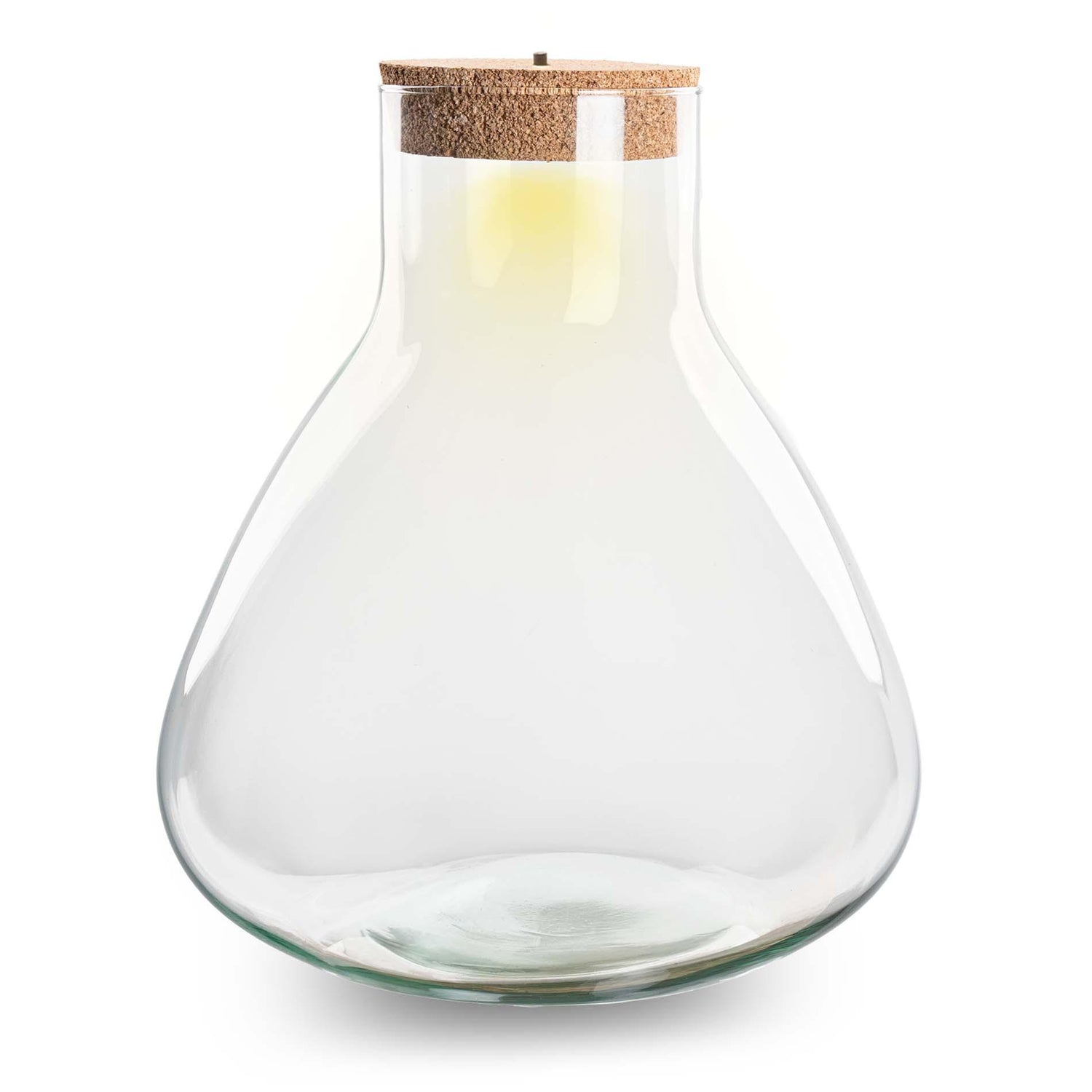 Terrarium fles met verlichting - Sam XL - Ø 30 cm ↑ 32 cm