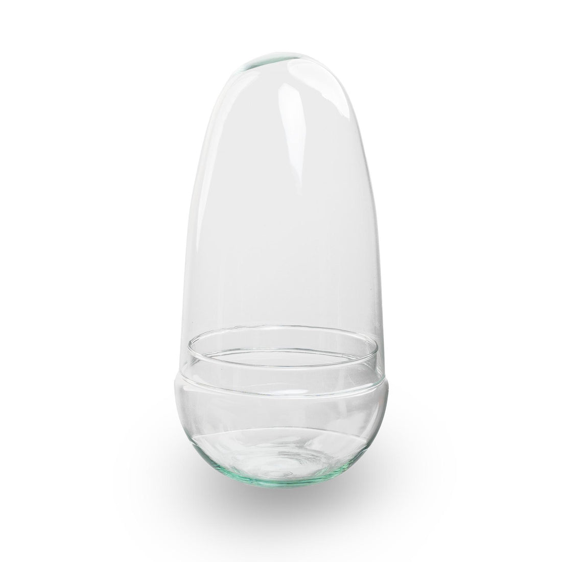 Terrarium bolglas tweedelig - Egg - Ø 12 cm ↑ 25 cm