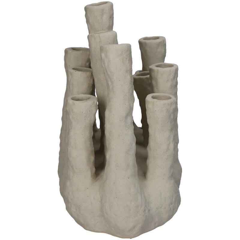 Bloemenhouder XL - Koraal - Ecru - Meertuitenvaas