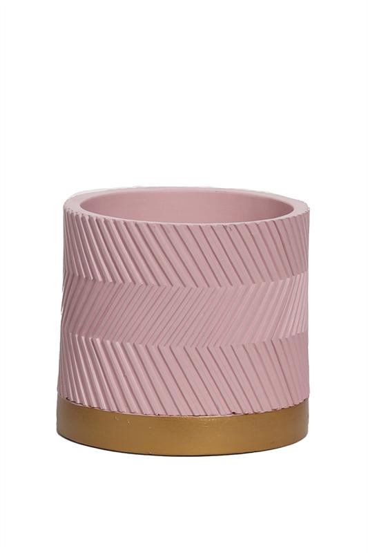 Pot Groovy Pink Matt Ø15cm