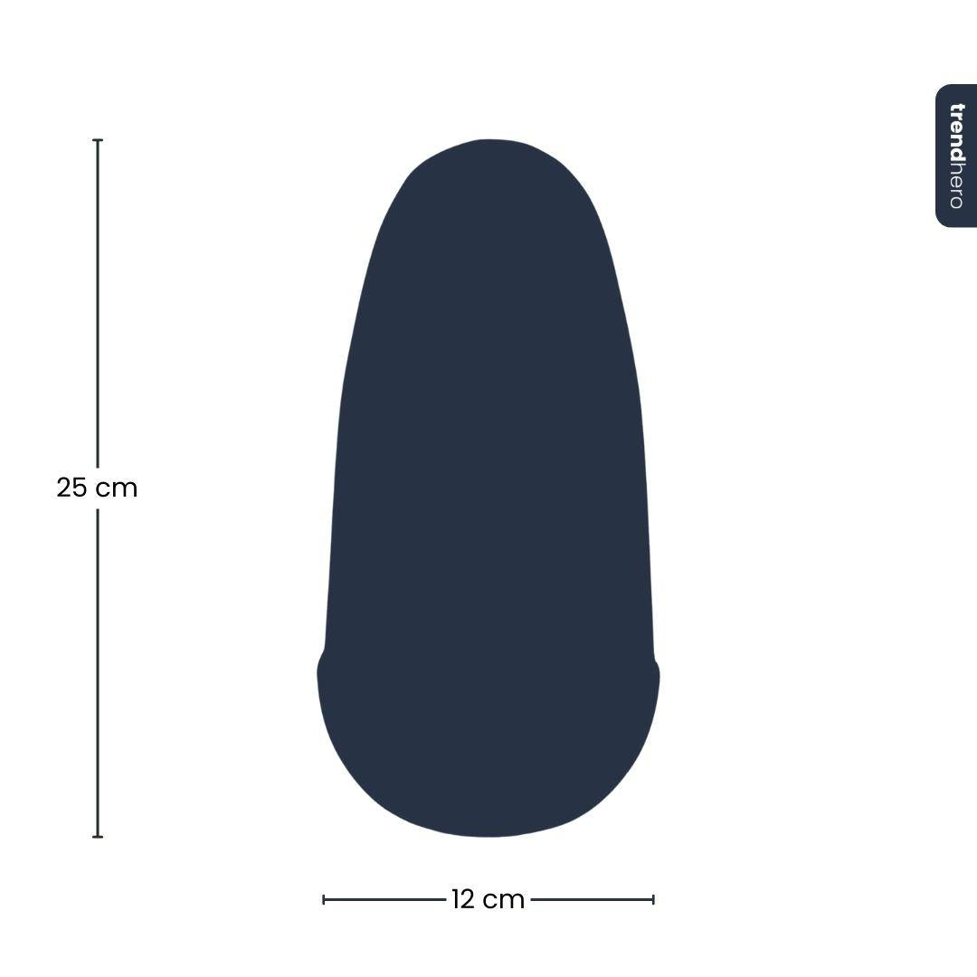 Terrarium bolglas tweedelig - Egg - Ø 12 cm ↑ 25 cm