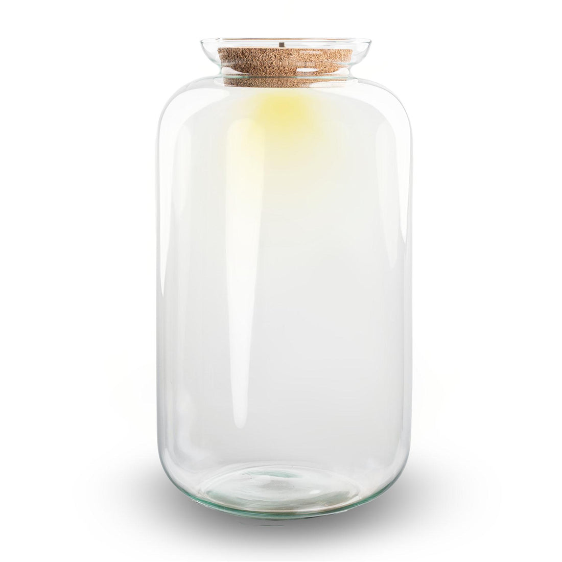 Terrarium fles met verlichting - Sven XL - Ø 23 cm ↑ 43 cm